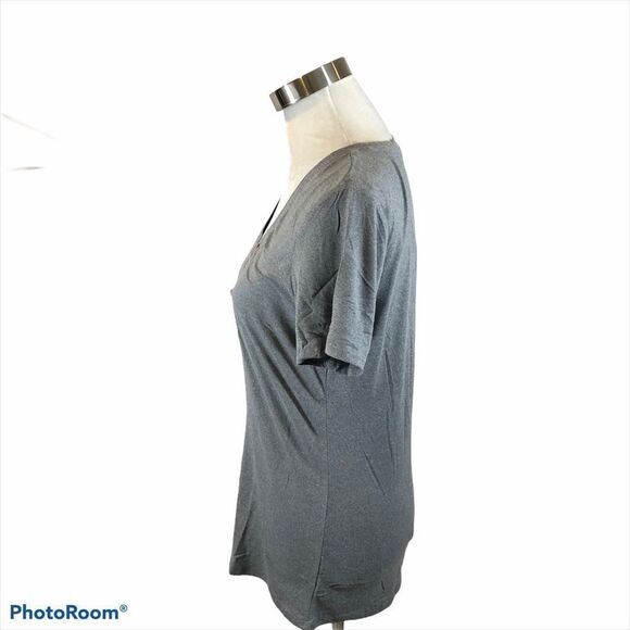 BNWT Zone Pro Grey V Neck Short Sleeved Shirt - Picture 4 of 9